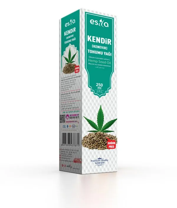 Kenevir (kendir) Tohumu Yağı 250 ml.